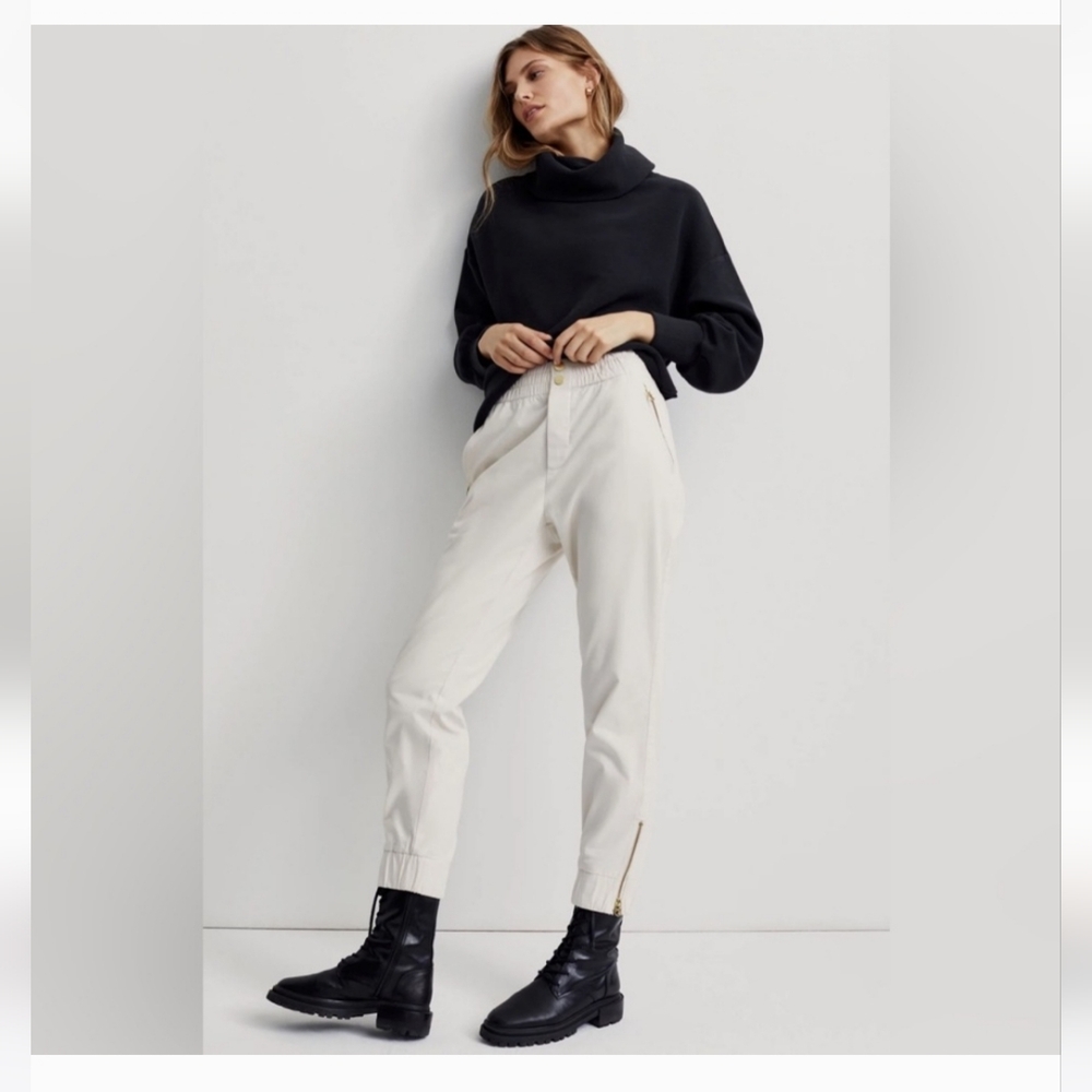 RARE! NWT Varley Camino Pant in Whitecap Gray, size M